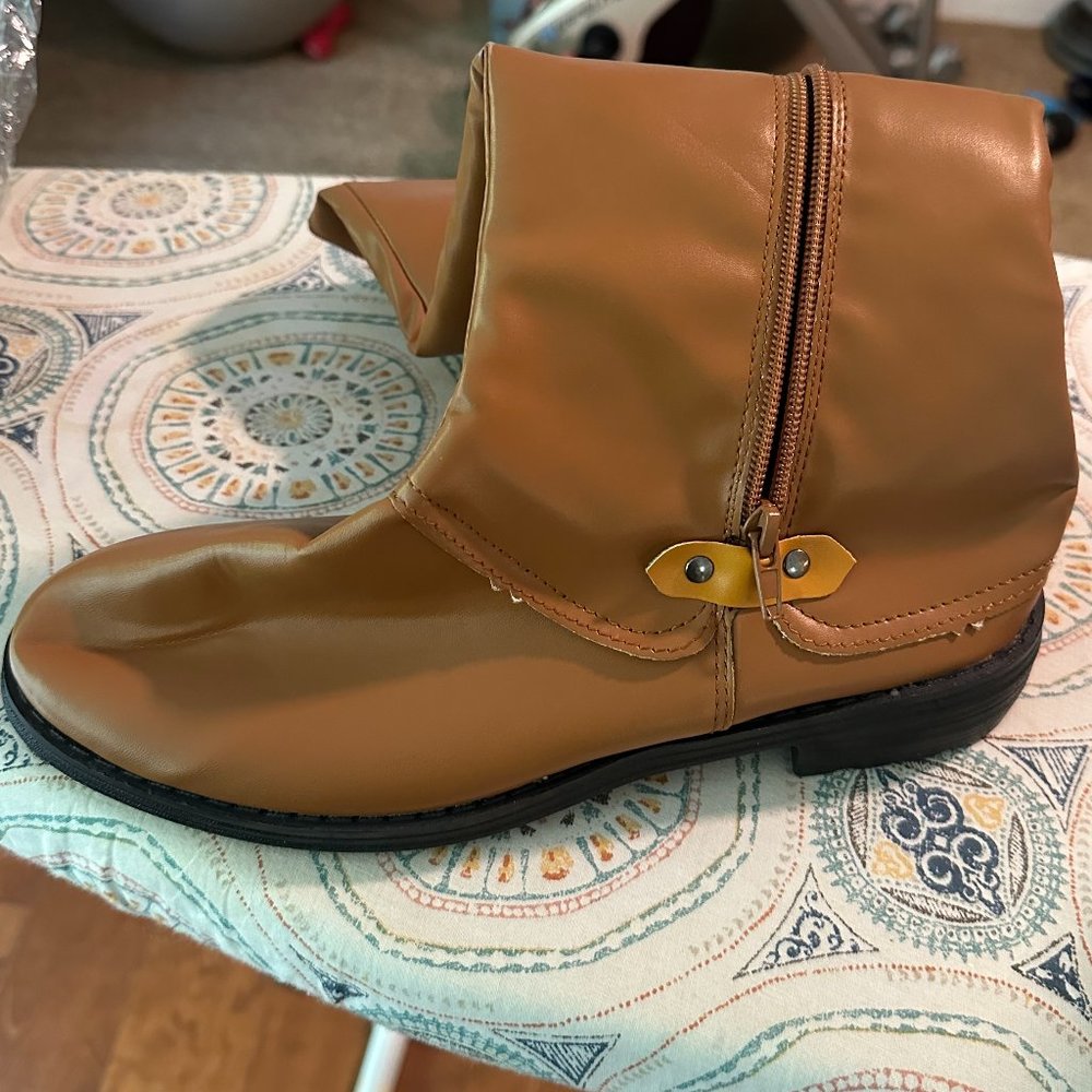 Brown Boots for Women, Size 38, Never Worn